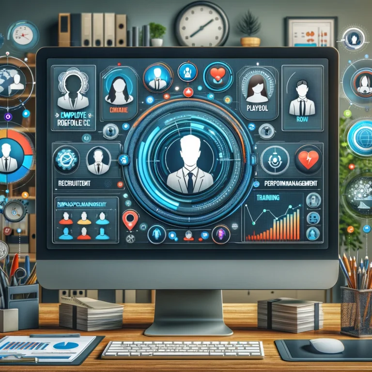 AI-generert bilde av et HR-system